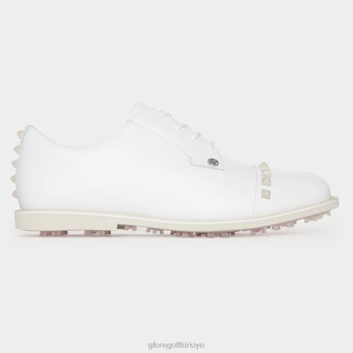 gallivanter deri damızlık burunlu golf ayakkabısı kadınlar taş G/FORE ayakkabı 0J4F450
