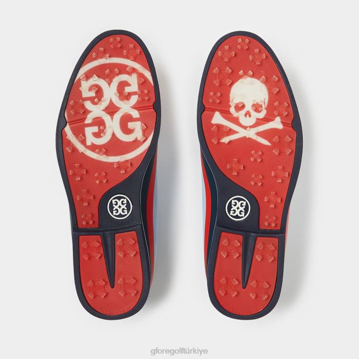 gallivanter nubuk deri smokin golf ayakkabısı kadınlar gökyüzü G/FORE ayakkabı 0J4F439