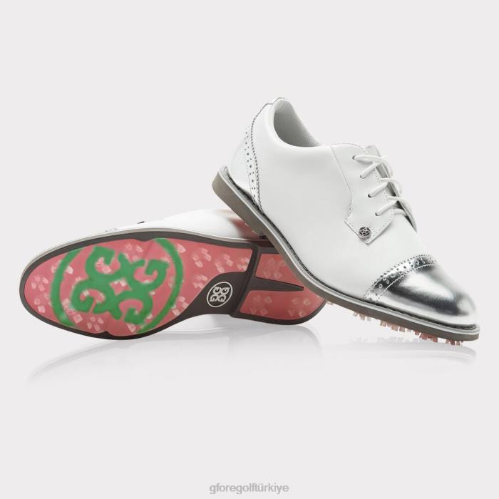 sivri uçlu gallivanter golf ayakkabısı kadınlar kar/köpekbalığı derisi G/FORE ayakkabı 0J4F426