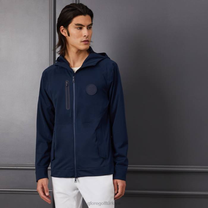Hava koşullarına dayanıklı kovucu ceket üniseks alacakaranlık G/FORE Giyim 0J4F122