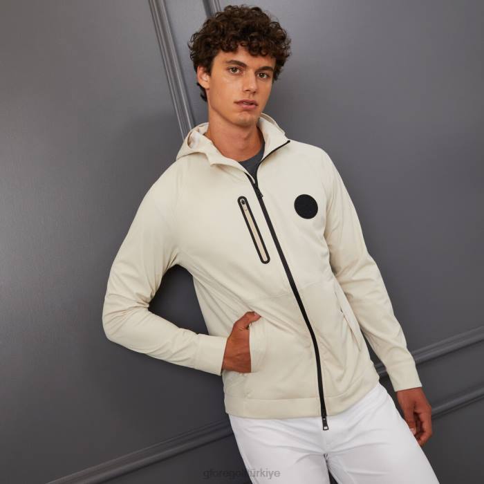 Hava koşullarına dayanıklı kovucu ceket üniseks taş G/FORE Giyim 0J4F124