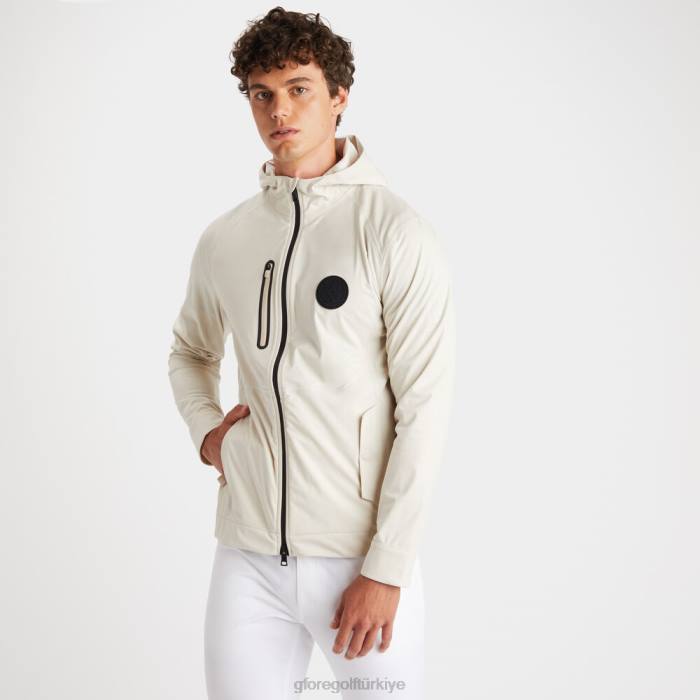Hava koşullarına dayanıklı kovucu ceket üniseks taş G/FORE Giyim 0J4F124