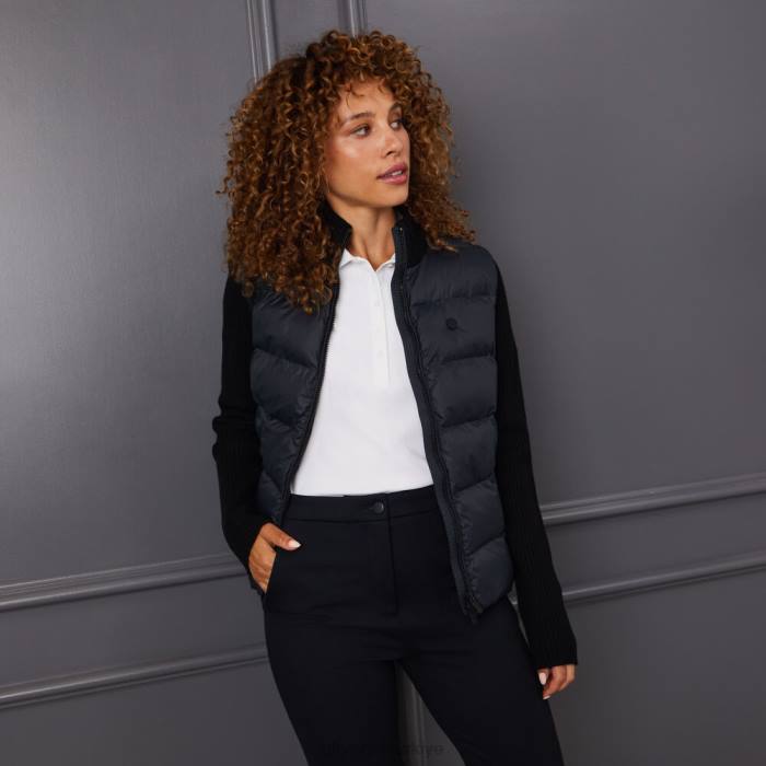 hibrit kapitone naylon örgü ceket üniseks oniks G/FORE Giyim 0J4F386