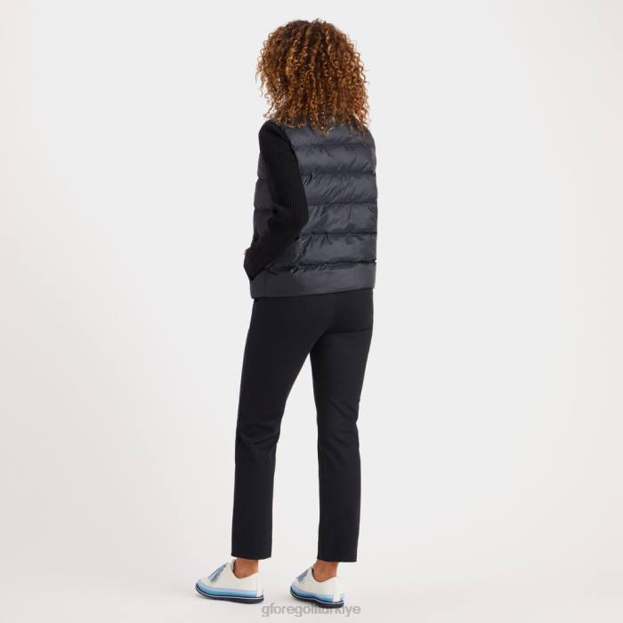 hibrit kapitone naylon örgü ceket üniseks oniks G/FORE Giyim 0J4F386