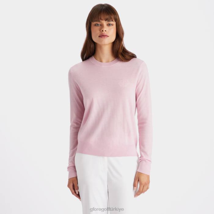 benimle kuş konuş merinos yünü bisiklet yaka kazak üniseks kızarmak G/FORE Giyim 0J4F361