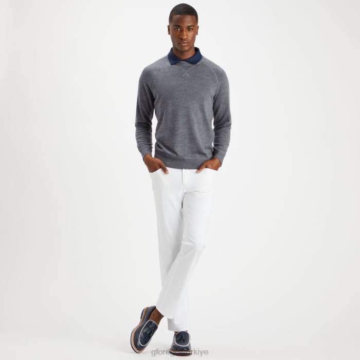 bisiklet yaka kazak üniseks funda grisi G/FORE Giyim 0J4F25