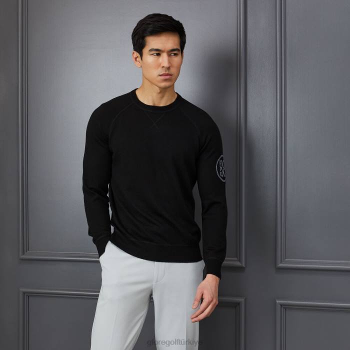 bisiklet yaka kazak üniseks oniks G/FORE Giyim 0J4F23