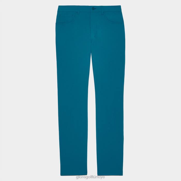 Tour 5 cepli 4 yöne esneyen düz paça pantolon üniseks benzin G/FORE Giyim 0J4F144