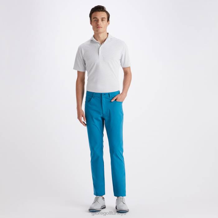 Tour 5 cepli 4 yöne esneyen düz paça pantolon üniseks benzin G/FORE Giyim 0J4F144