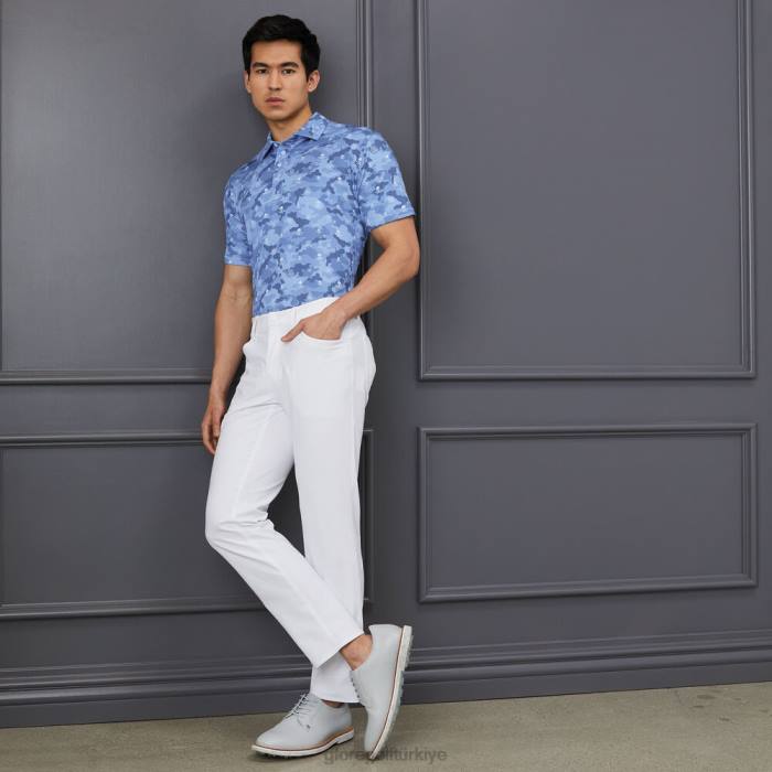 Tour 5 cepli 4 yöne esneyen düz paça pantolon üniseks kar G/FORE Giyim 0J4F158