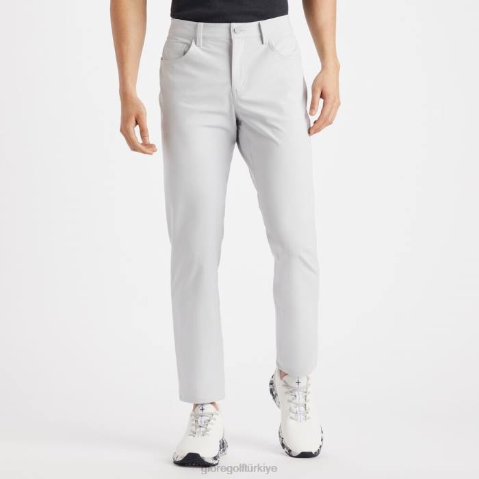 Tour 5 cepli 4 yöne esneyen düz paça pantolon üniseks yağmur bulutu G/FORE Giyim 0J4F153