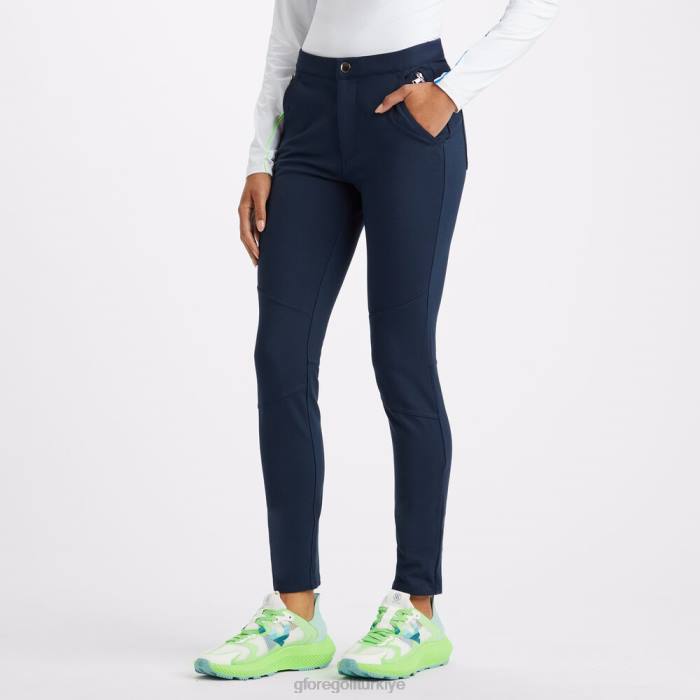 çift ​​örgü sigara yüksek bel streç pantolon üniseks alacakaranlık G/FORE Giyim 0J4F395