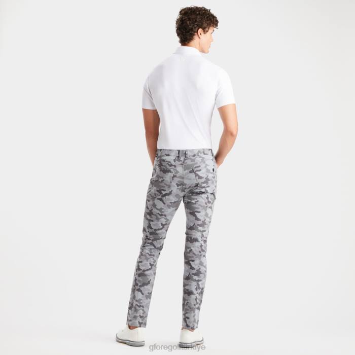 kamuflaj turu 5 cepli 4 yöne esneyen düz paça pantolon üniseks kömür kamuflajı G/FORE Giyim 0J4F157