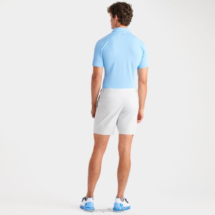 Essential modern geniş yakalı teknik pike slim fit polo üniseks çello G/FORE Giyim 0J4F18