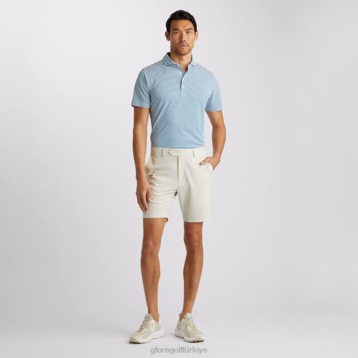 besleyici şerit modern yakalı teknik pike slim fit polo üniseks benzin G/FORE Giyim 0J4F65