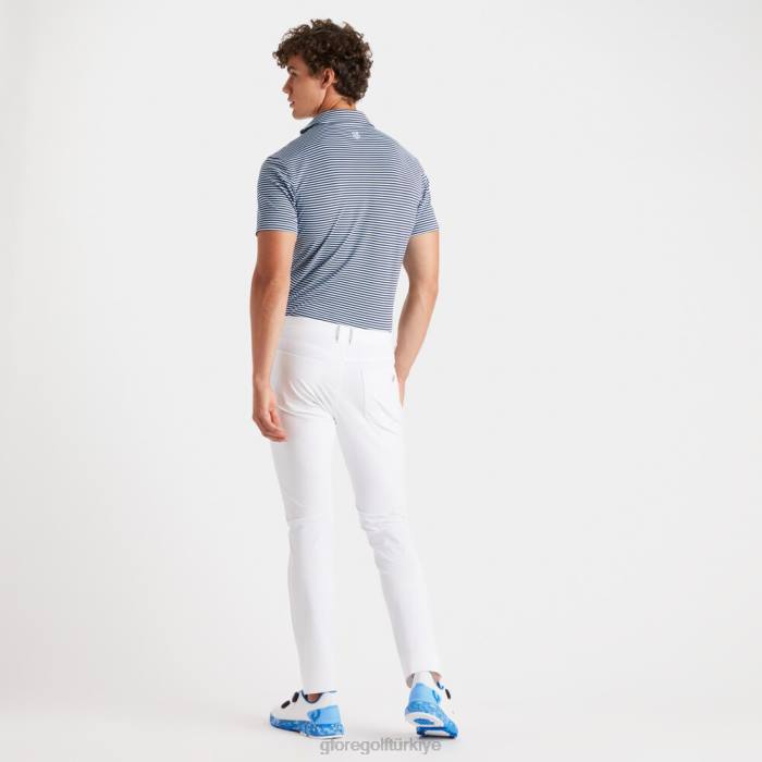 besleyici şerit modern yakalı teknik pike slim fit polo üniseks gökyüzü/alacakaranlık G/FORE Giyim 0J4F66