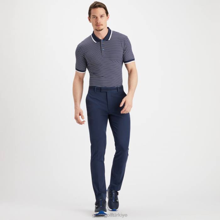 delikli şerit polo üniseks alacakaranlık G/FORE Giyim 0J4F31