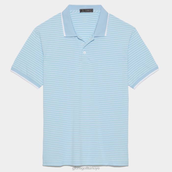delikli şerit polo üniseks baja G/FORE Giyim 0J4F32