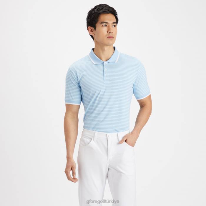 delikli şerit polo üniseks baja G/FORE Giyim 0J4F32