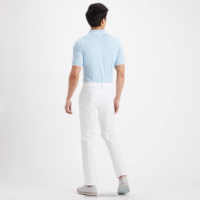 delikli şerit polo üniseks baja G/FORE Giyim 0J4F32