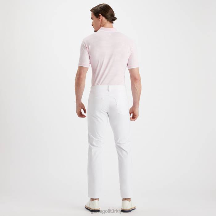 delikli şerit polo üniseks kızarmak G/FORE Giyim 0J4F30