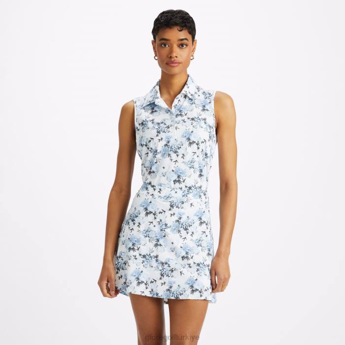 fotoğraf çiçek ipeksi teknoloji naylon kolsuz polo üniseks kar G/FORE Giyim 0J4F368