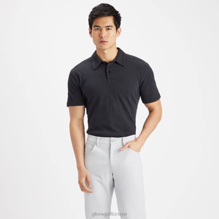 kulüp binası pamuklu slim fit polo üniseks oniks G/FORE Giyim 0J4F69