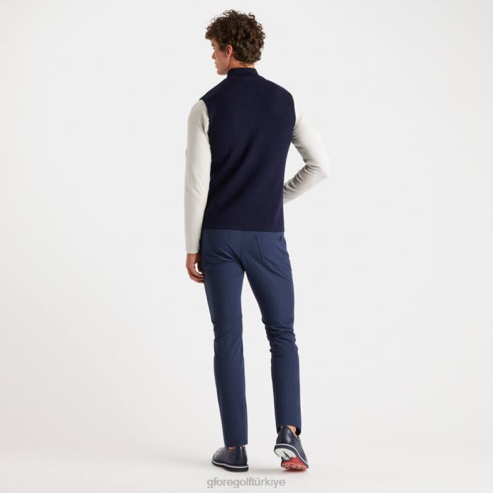 merinos yünü teknik astarlı slim fit dunes yelek üniseks alacakaranlık G/FORE Giyim 0J4F129