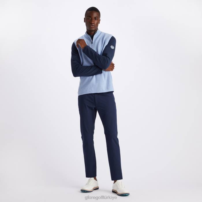merinos yünü teknik astarlı slim fit dunes yelek üniseks gökyüzü G/FORE Giyim 0J4F128